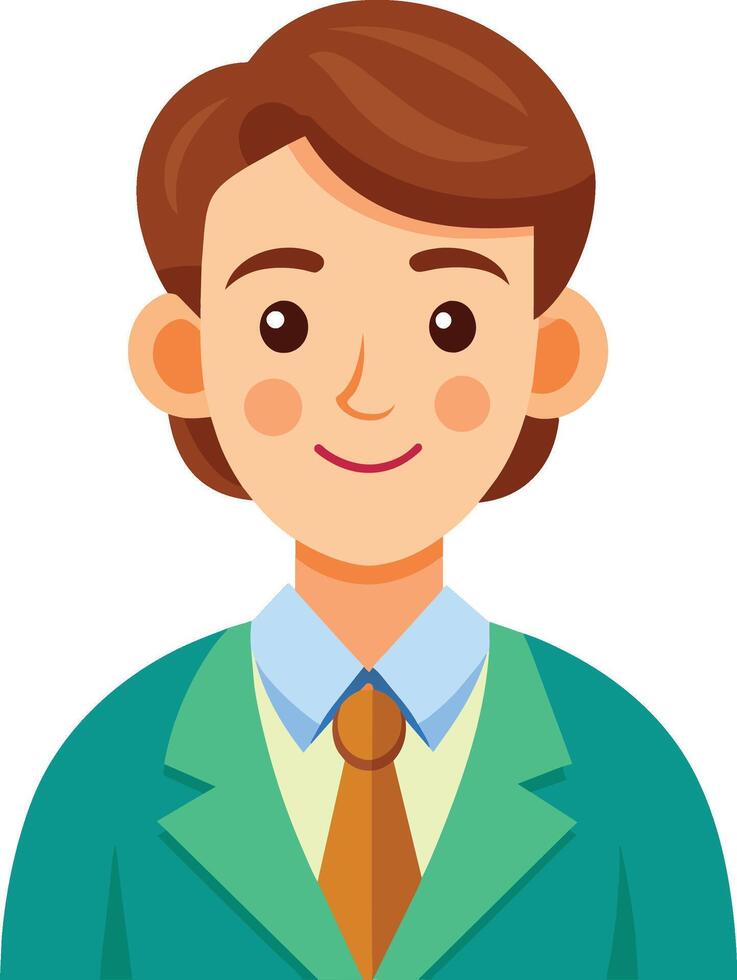 A man in a suit and tie vector