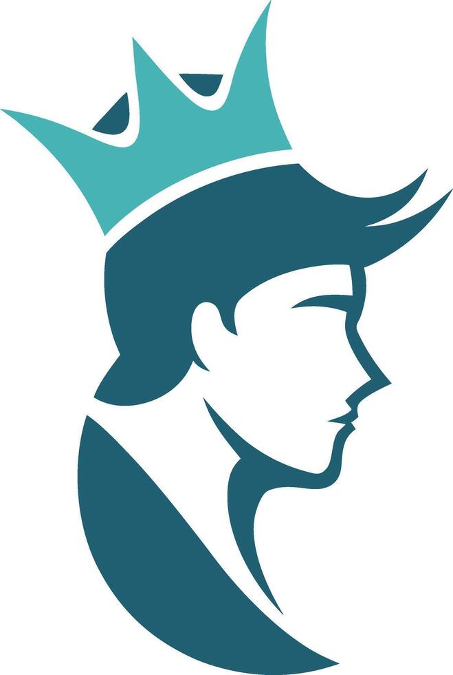 The logo for the king of the castle vector