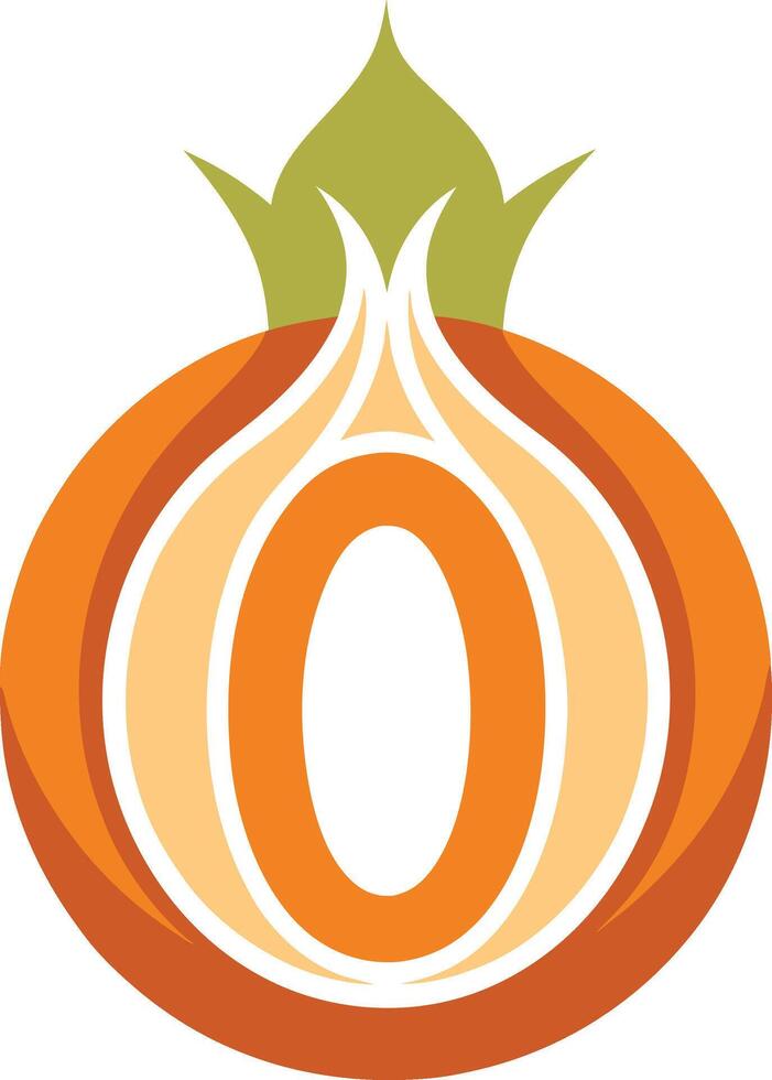 The onion logo vector