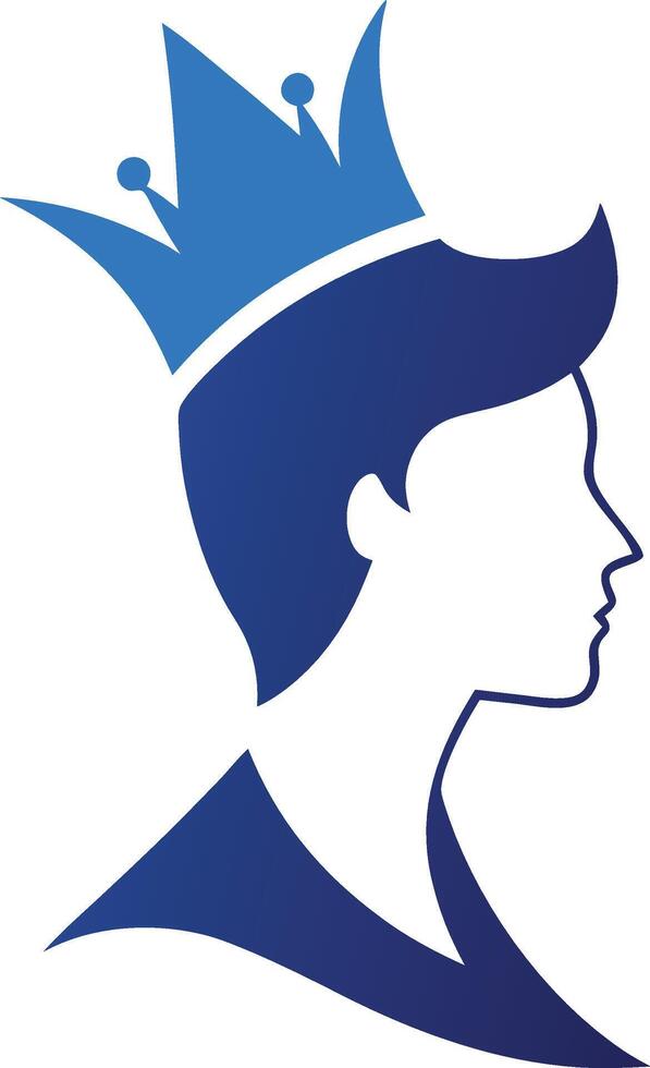 The logo for the king of the castle vector