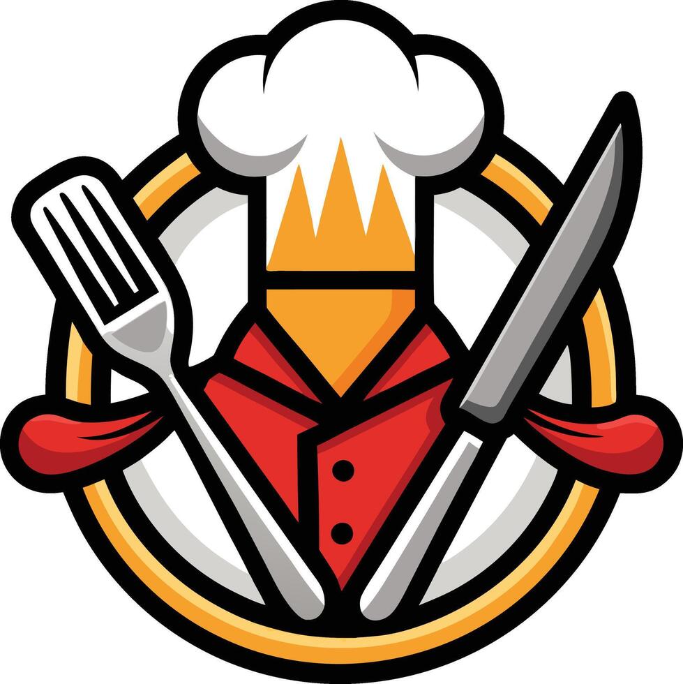 Chef hat icon vector