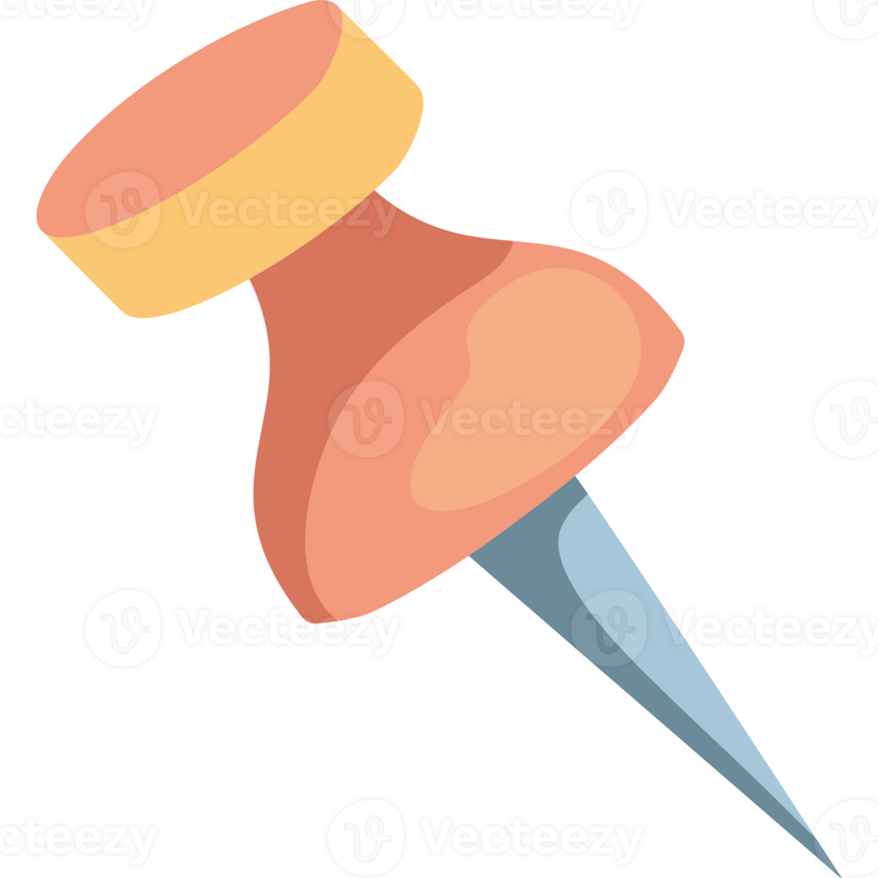 Back to school supply Thumbtack icon png