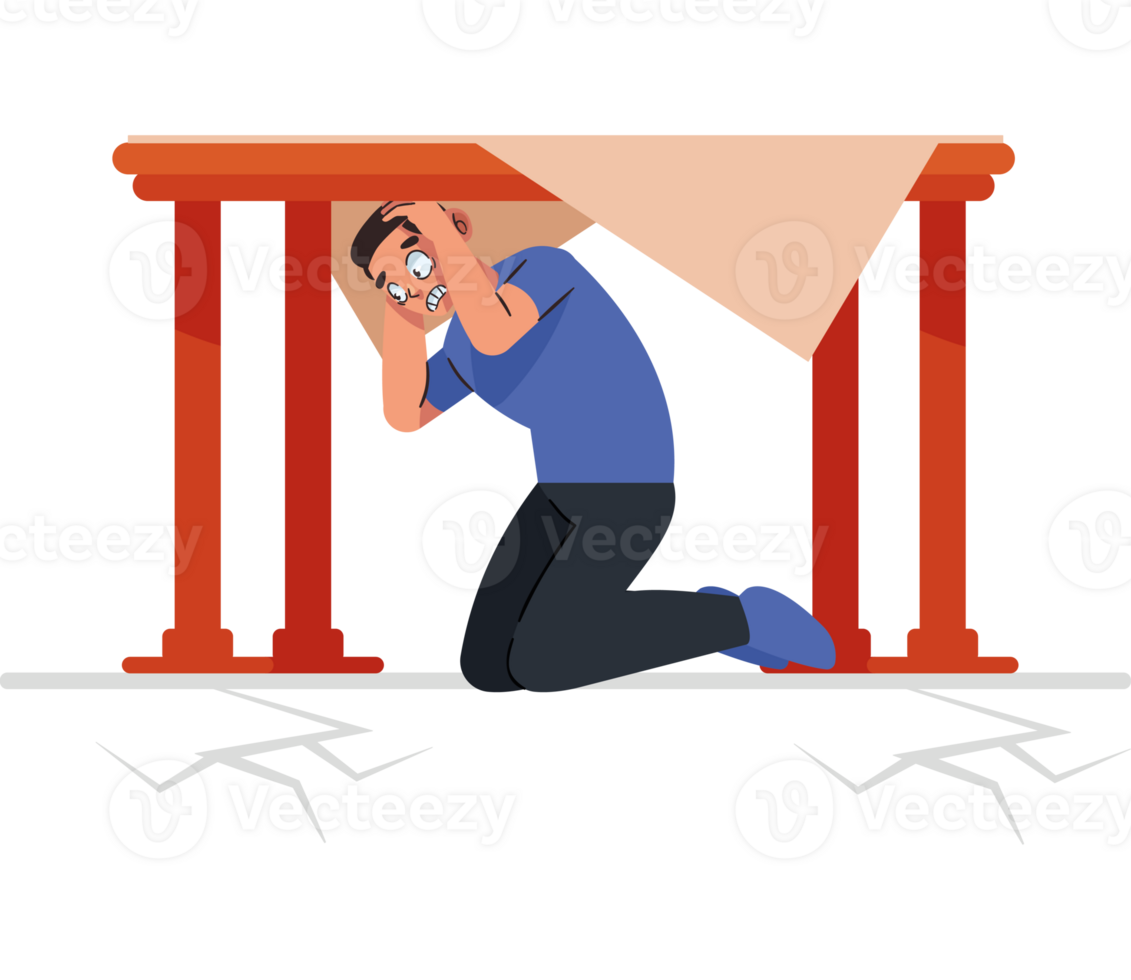 Earthquake Man Under The Table 52793326 PNG earthquake-man-under-the-table-52793326-png