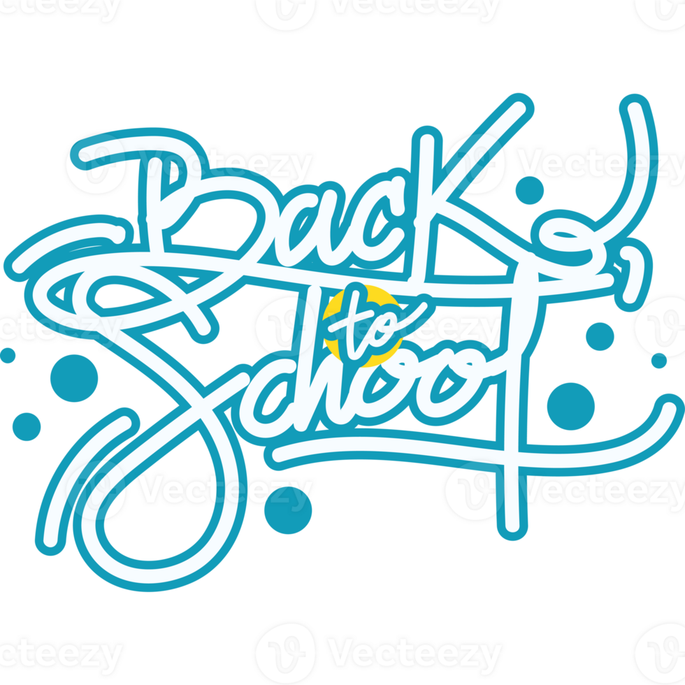 simple Back to school logo png