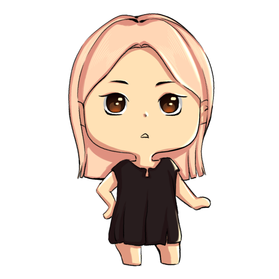 Wendy kpop girl group chibi artsyle png
