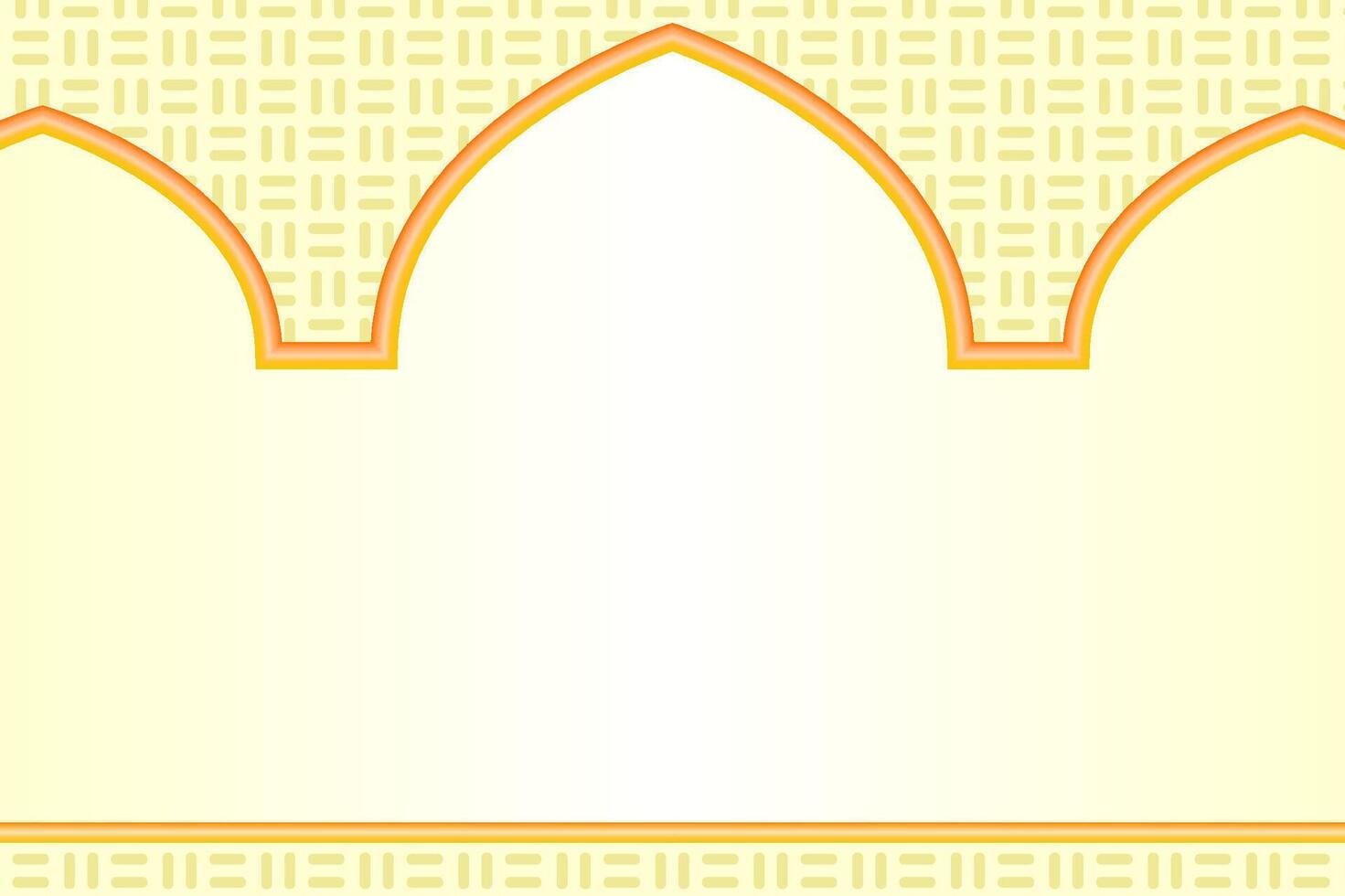 Simple elegant Islamic Banner Background vector