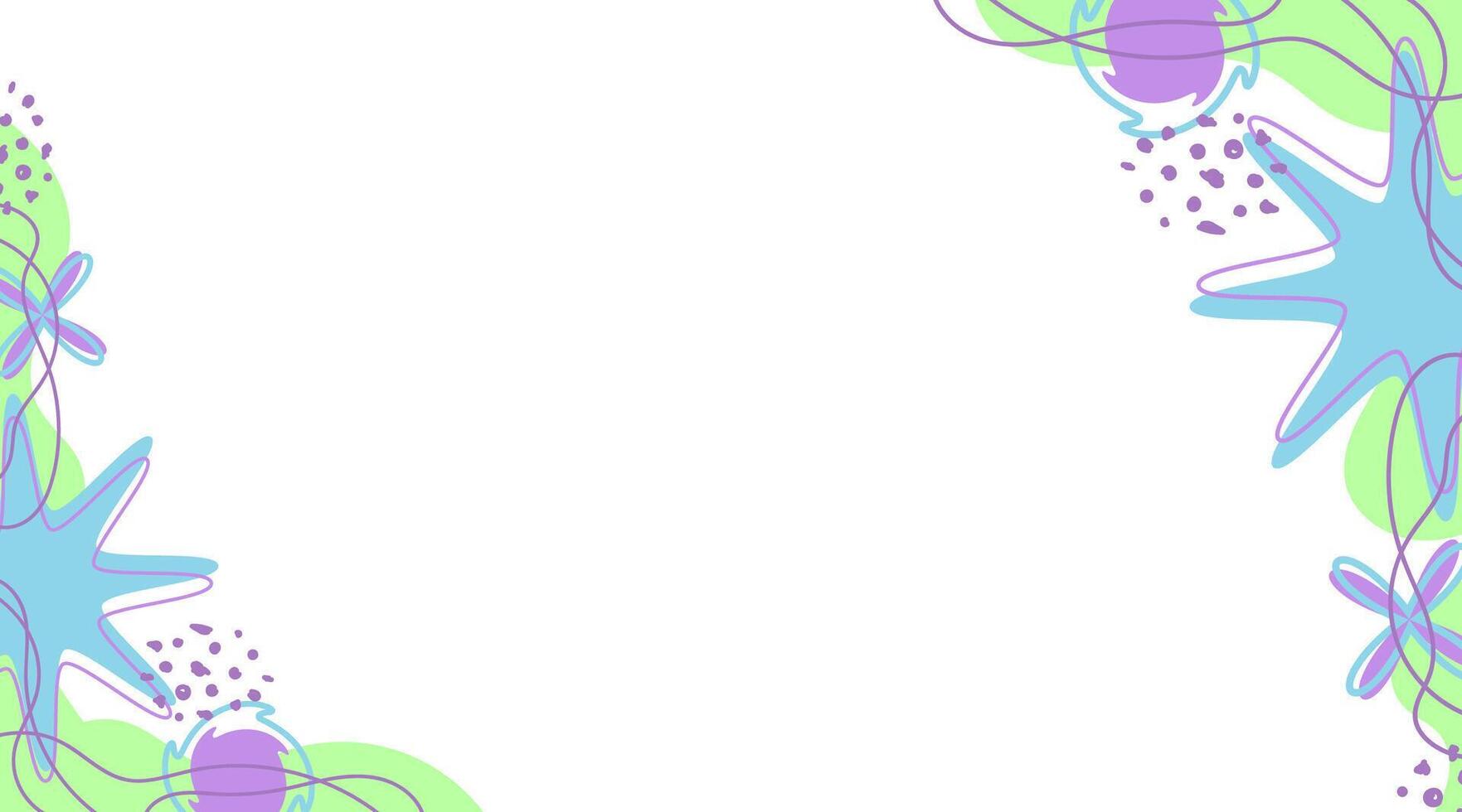 Minimalist abstract banner background vector
