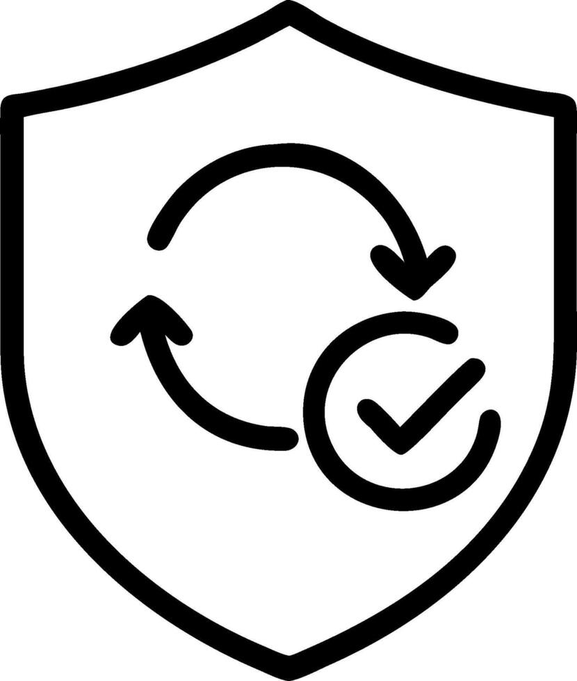 as Security update icon with a refresh symbol and shield concept as illustration of a security update icon with a refresh symbol and shield highlighting the import vector