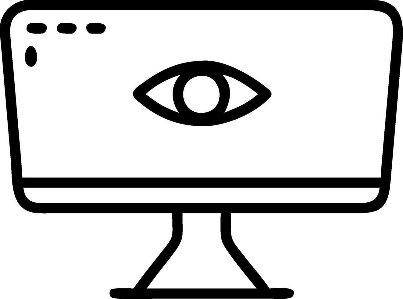Adjustable monitor stand and a blue light filter symbolizing screen ergonomics and eye health with ample space for text. concept as An adjustable monitor stand a vector