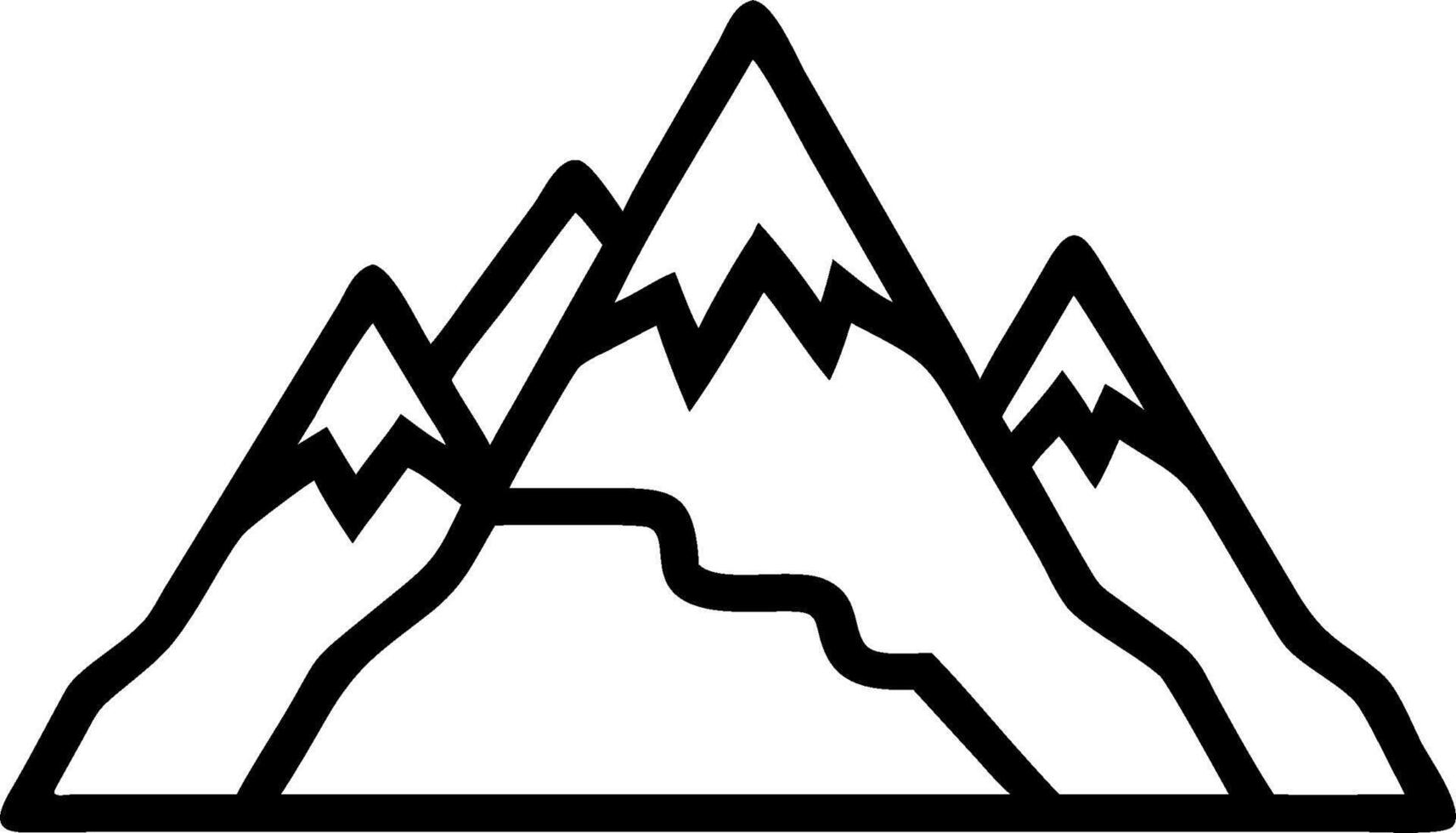 Alpine Solitude concept as A solitary peak stands tall among snow capped mountains a testament to solitude and untouched beauty. in Photo Stock Concept vector