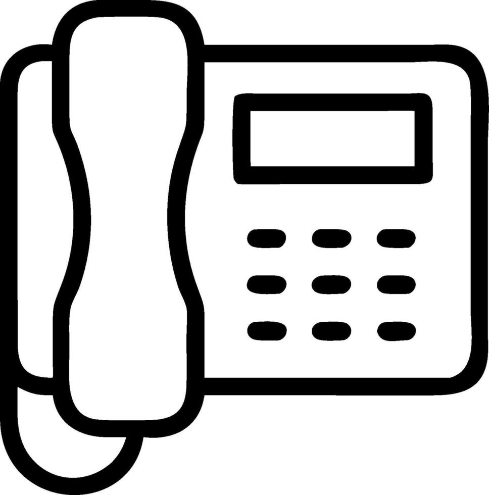 Analog Phone with Obsolete Certificate and Rotary Dial concept as An analog phone with an obsolete certificate and rotary dial set against a whimsical background vector