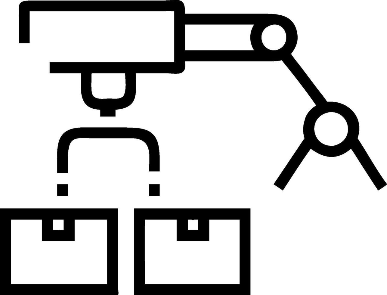 Automation logistic symbol with copy space for project planning concept as An artistic rendering of an automation logistic symbol with spacious copy space suitab vector