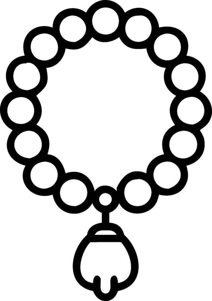 Buddha statue and prayer beads symbol with copy space for website banners concept as A sleek Buddha statue and prayer beads symbol with generous copy space suita vector