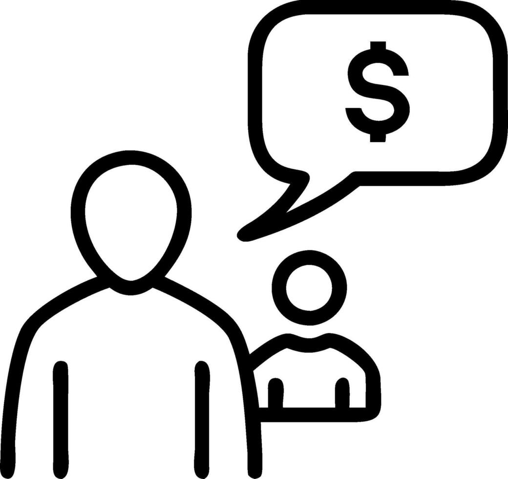 Business Coach Reviewing Financial Goals concept as A business coach reviews and advises on setting realistic financial goals with a small business owner. in Pho vector