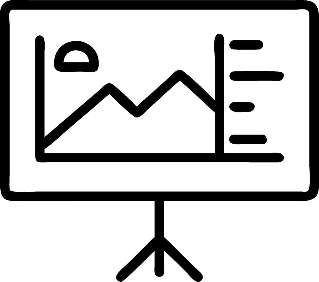 Business dashboard icon with copy space on white background concept as A illustration of a business dashboard icon with ample copy space on a white backgr vector