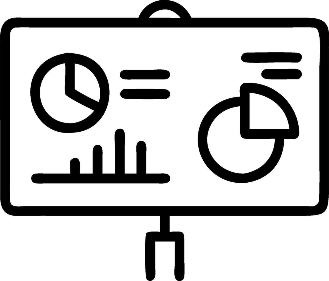Business dashboard illustration with blank area for customizable text concept as A creative depiction of a business dashboard illustration featuring a blank area vector