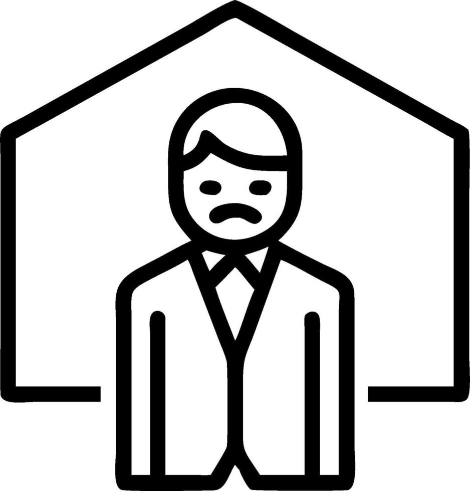 Businessman standing alone on a rooftop looking out over the city appearing thoughtful concept as A businessman in a suit standing alone on a rooftop looking out vector