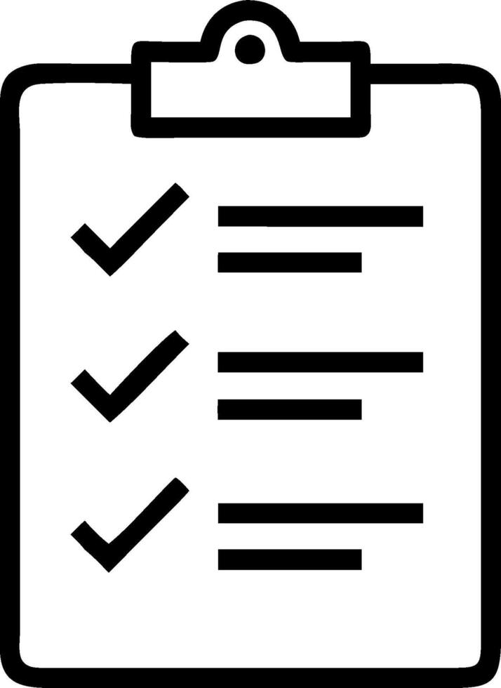 Checklist illustration with blank area for customizable text concept as A creative depiction of a checklist illustration featuring a blank area for customizable vector