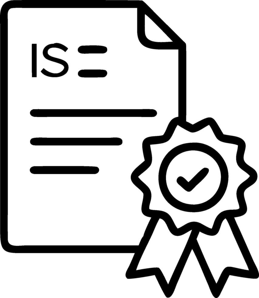 Clean Medical Storage with Certificate and ISO Badge concept as Clean medical storage with a certificate and an ISO badge set against a whimsical background offe vector