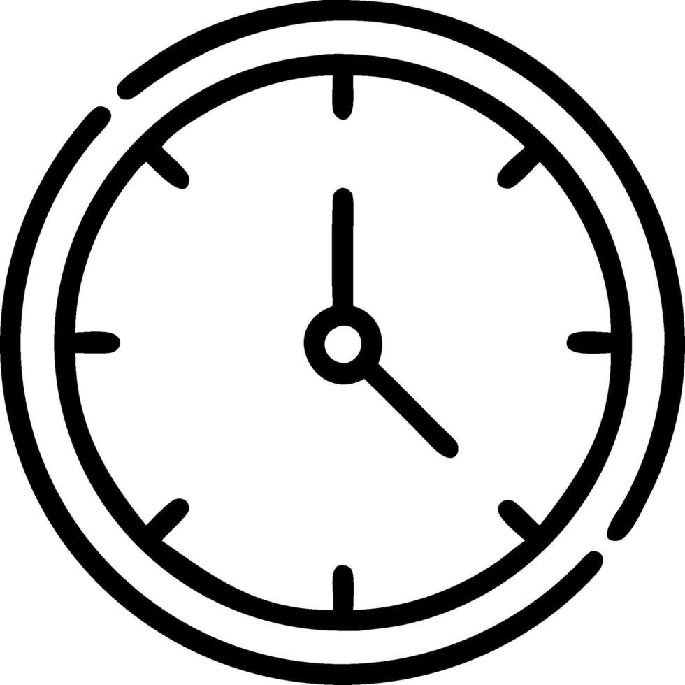 Clock icon with copy space on a minimalist background concept as A image of a clock icon with ample copy space on a minimalist background perfect for time vector
