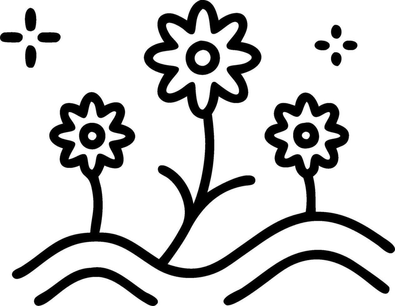 Coastal Wildflower Dunes concept as Coastal dunes dotted with wildflowers capture the serene beauty of the seaside blended with bursts of floral color. in Photo vector