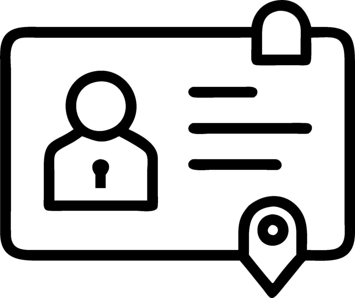 Confidential icon with copy space on white background concept as A illustration of a confidential icon with ample copy space on a white background perfect vector