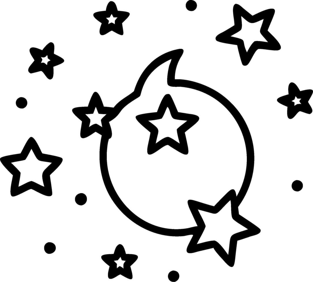Constellations and Milky Way concept as Constellations with the Milky Way and ample copy space symbolizing the intricate patterns and beauty of the night sky. in vector