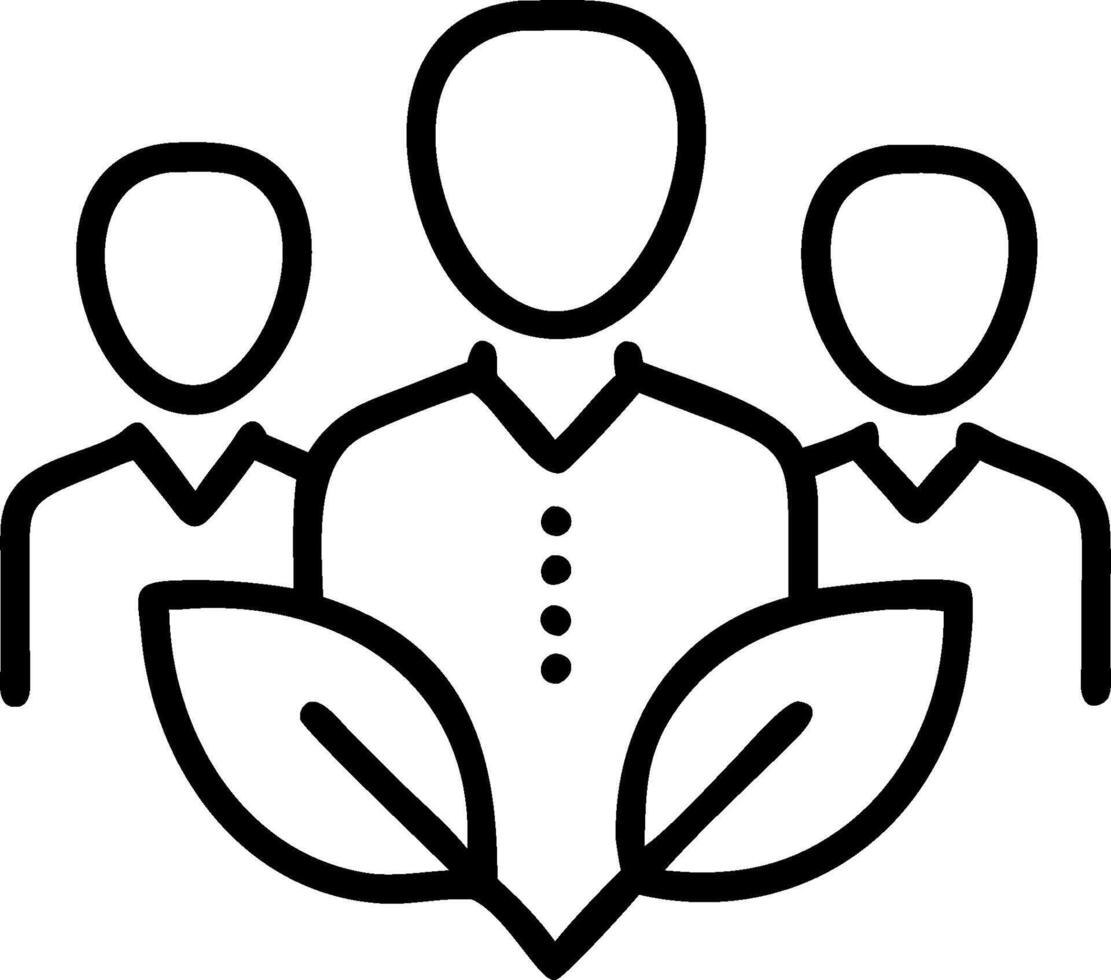 Corporate Green Policy Formulation concept as Corporate executives formulate policies focusing on green practices and reducing environmental footprints. in Photo vector