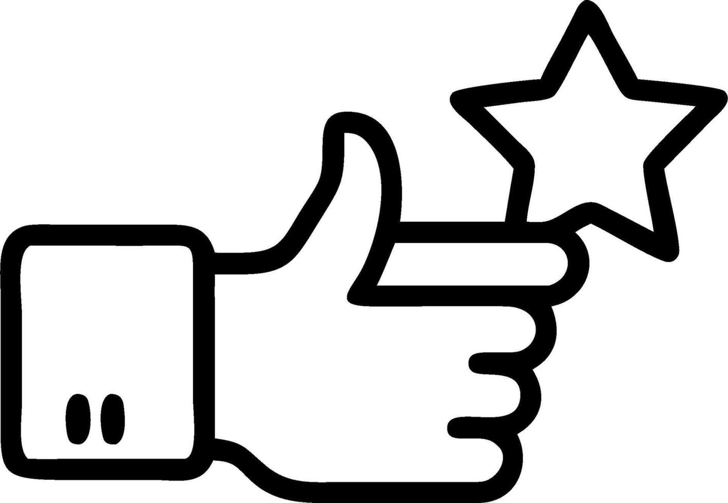 Customer satisfaction icon with copy space on white background concept as A illustration of a customer satisfaction icon with ample copy space on a white vector