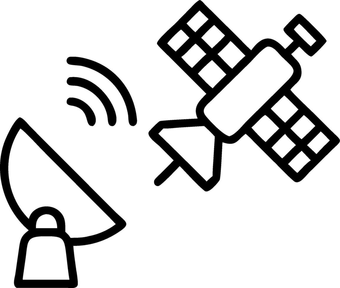 Deep Space Communication concept as Technicians monitor deep space communication systems at a ground station ensuring contact with distant spacecraft. in Photo S vector