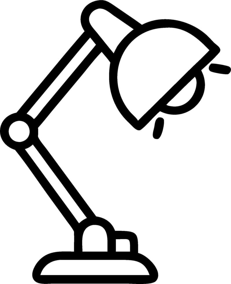 Desk lamp icon with copy space for productivity insights concept as A visually appealing desk lamp icon with copy space designed to enhance productivity insights vector