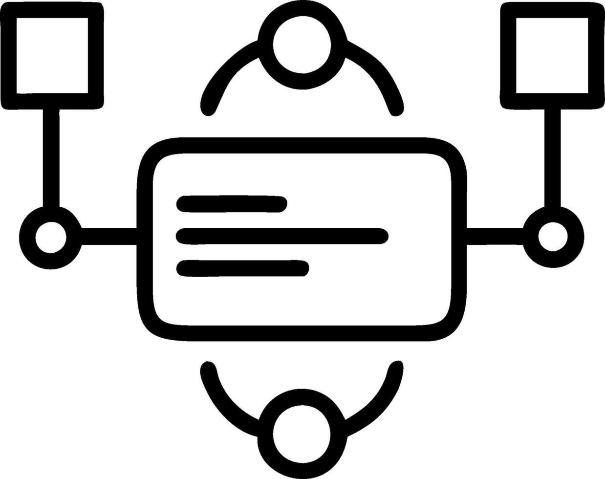 Digital transformation icon with copy space on white background concept as A illustration of a digital transformation icon with ample copy space on a whit vector