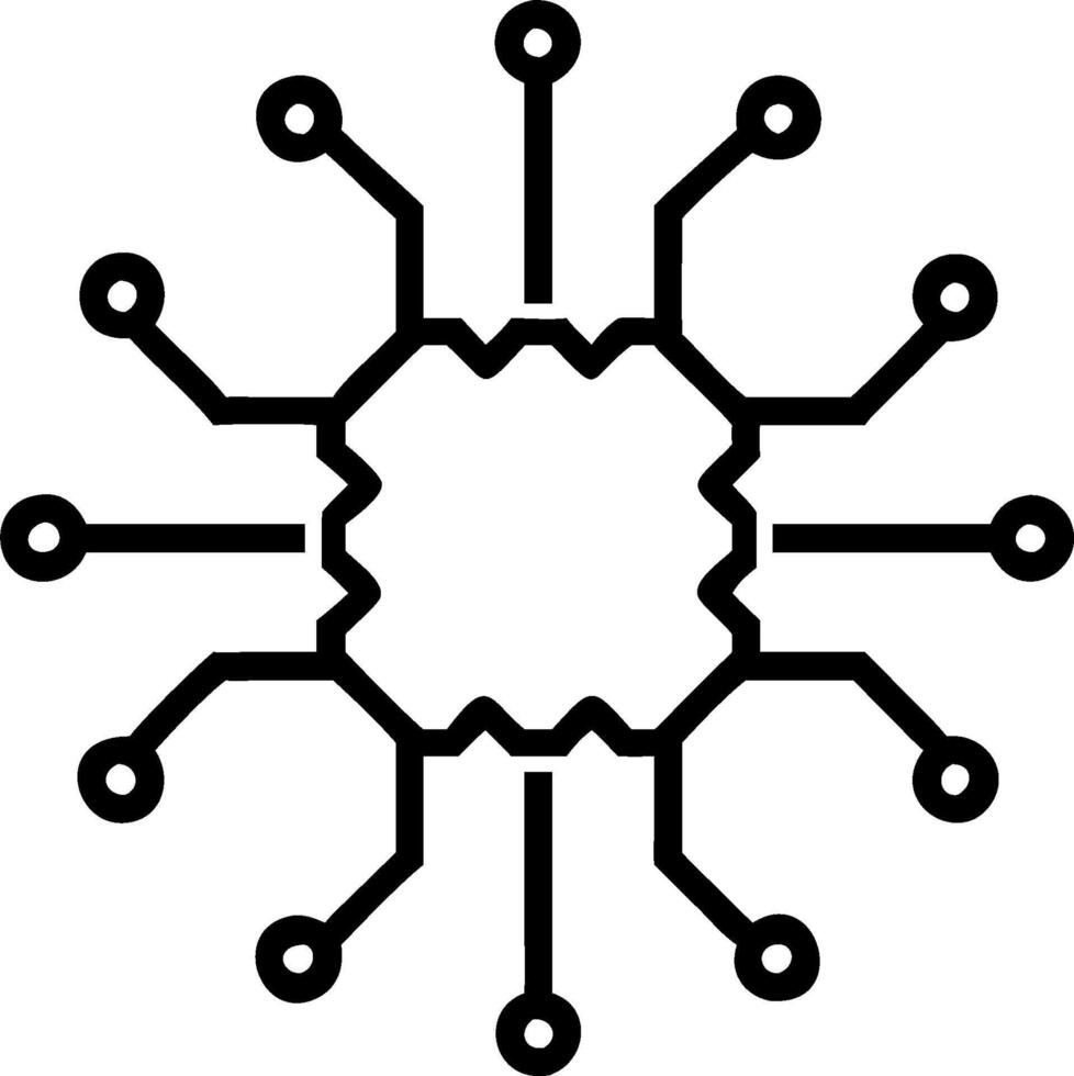 Digital transformation icon with copy space on white background concept as A illustration of a digital transformation icon with ample copy space on a whit vector