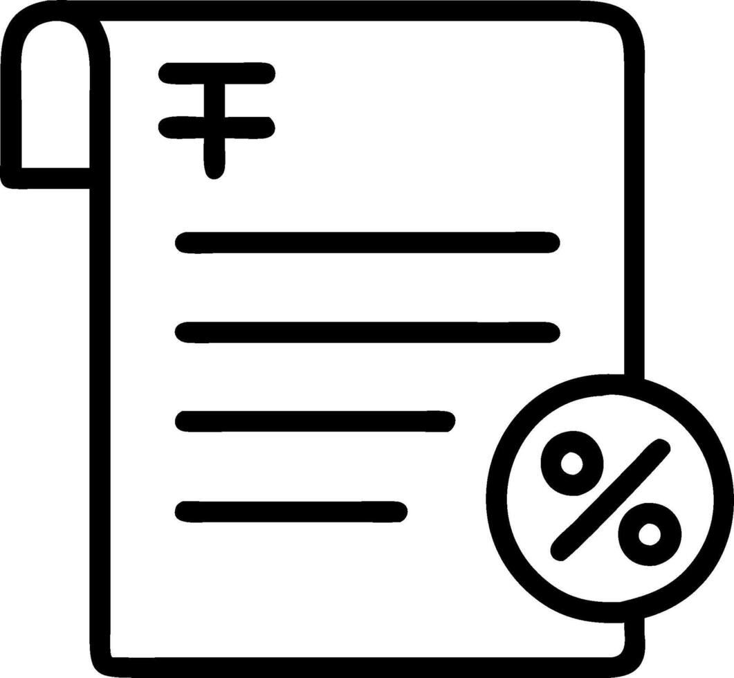 Document and tax icon with space for text on a professional background concept as A sleek document and tax icon design with ample space for text on a professiona vector