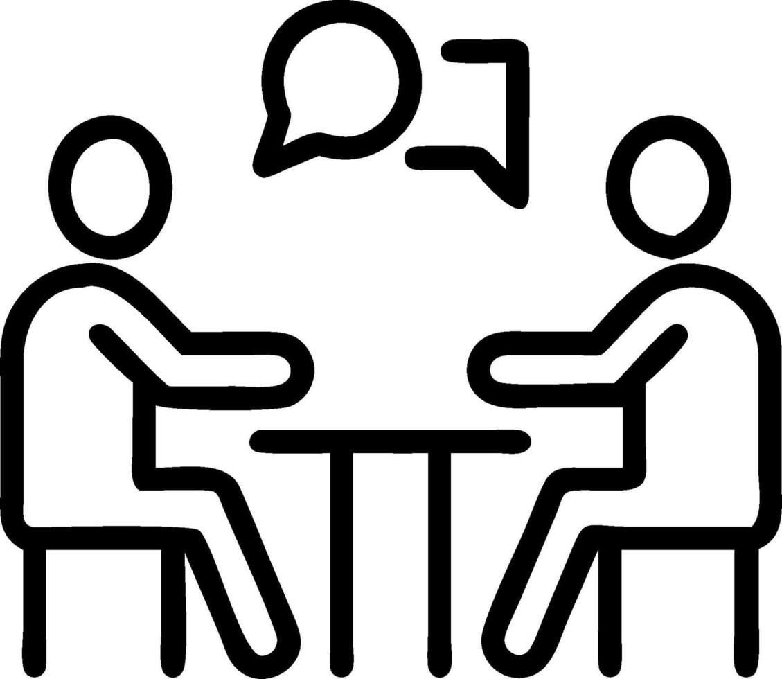 Doodle line icon of a briefcase concept as A simple doodle line icon of a briefcase representing business professionalism and organization ideal for business rel vector