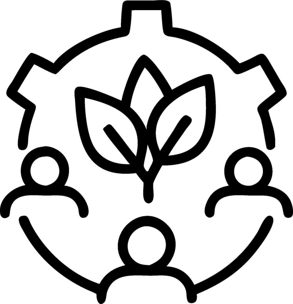 Employee Driven CSR Initiatives concept as Employees lead grassroots initiatives focusing on local community development and sustainability. in Photo Stock Conce vector