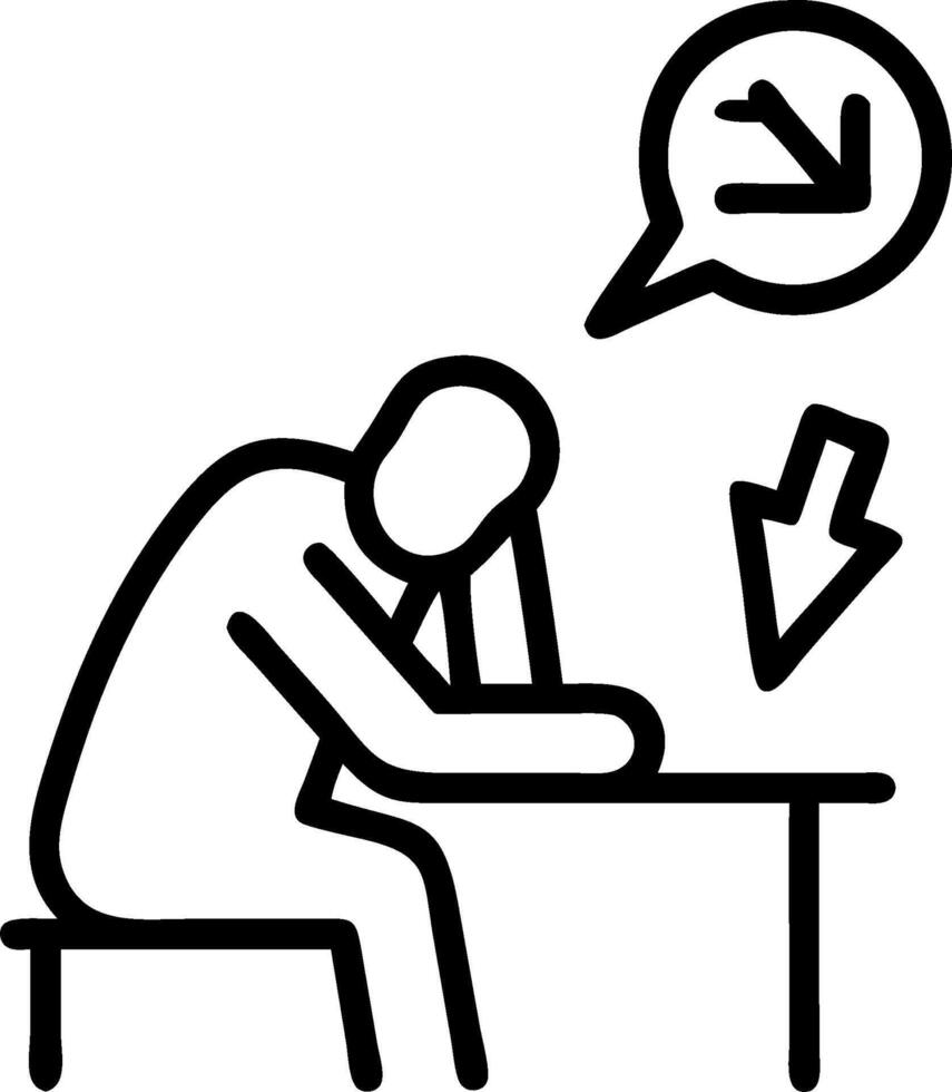 Entrepreneur looking at a failed product prototype appearing devastated concept as An entrepreneur in a casual outfit looking at a failed product prototype on a vector