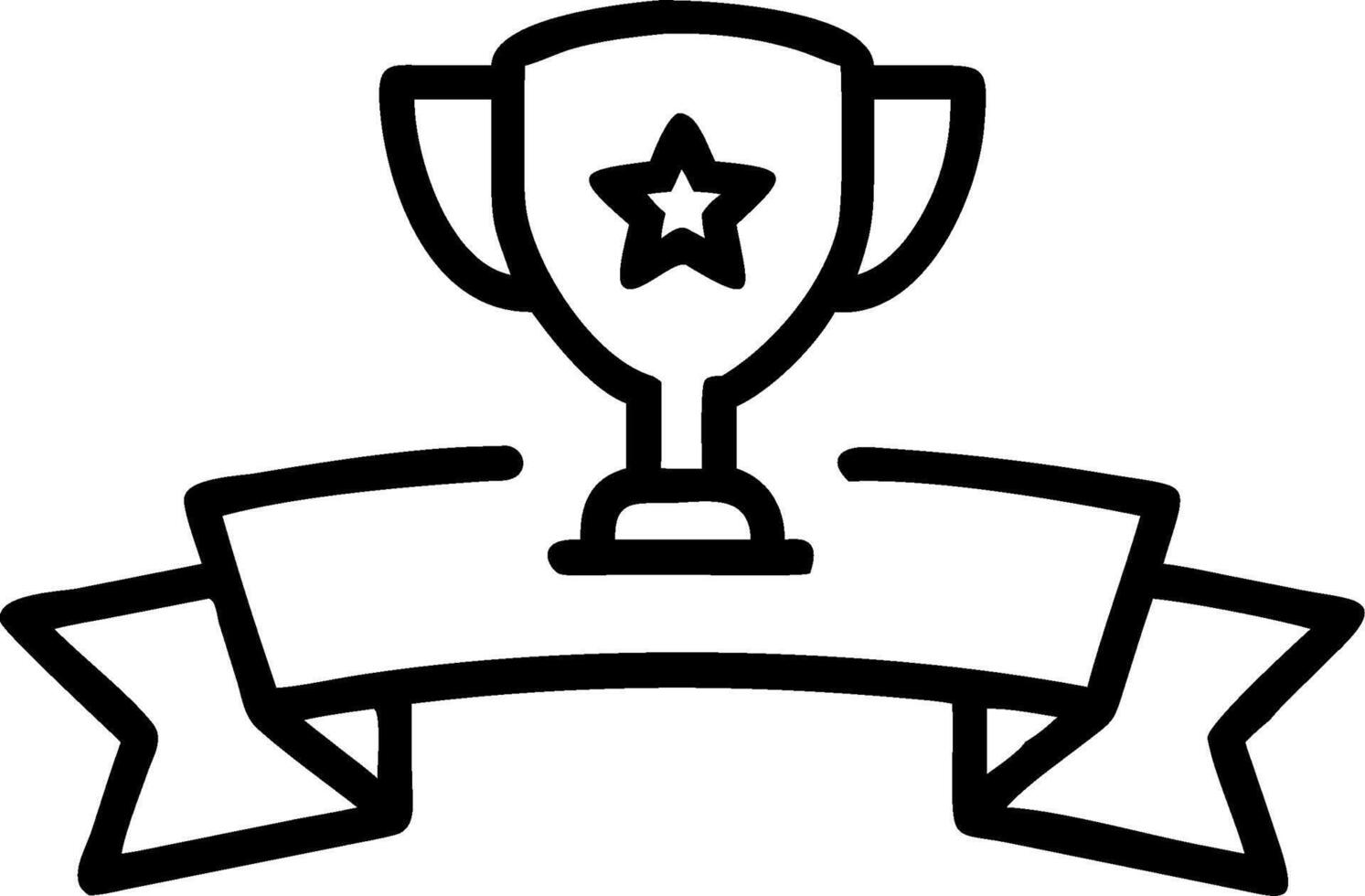 Excellence Trophy with Medal and Ribbon concept as An excellence trophy with a medal and a ribbon set against a dreamy background offering ample space for text o vector
