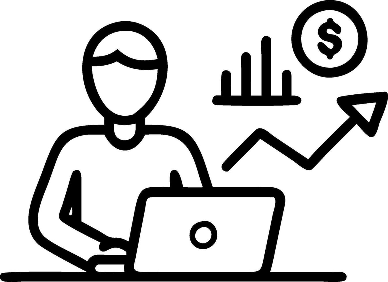 Financial advisor presenting stock valuation strategies to clients concept as A financial advisor in a modern office presenting stock valuation strategies to cli vector