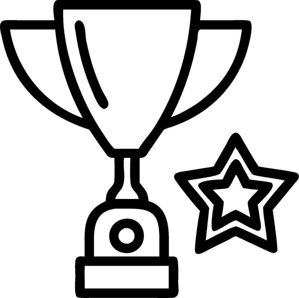 Gold medal and a winners cup symbolizing victory and achievement with ample space for text. concept as A gold medal placed beside a winners cup representing vict vector