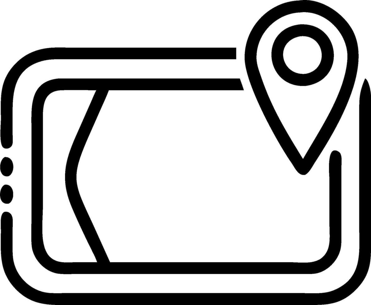 GPS icon with copy space on a white background concept as A image of a GPS icon with ample copy space on a white background perfect for navigation and dri vector