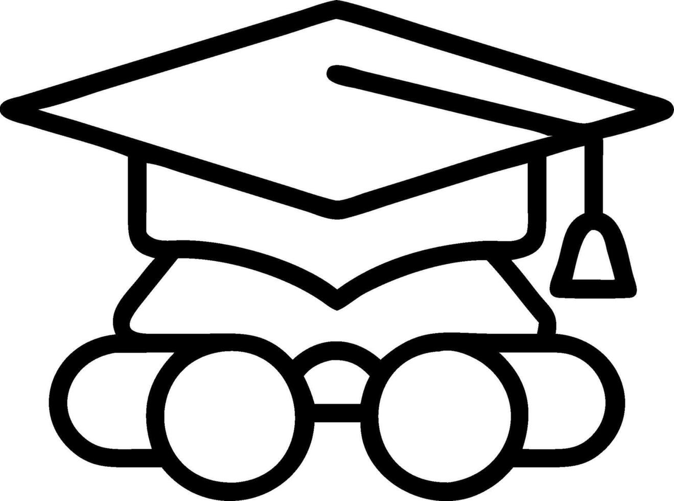 Graduation Cap with Books and Apple concept as A graduation cap with a stack of books and an apple set against a dreamy background offering ample space for text vector