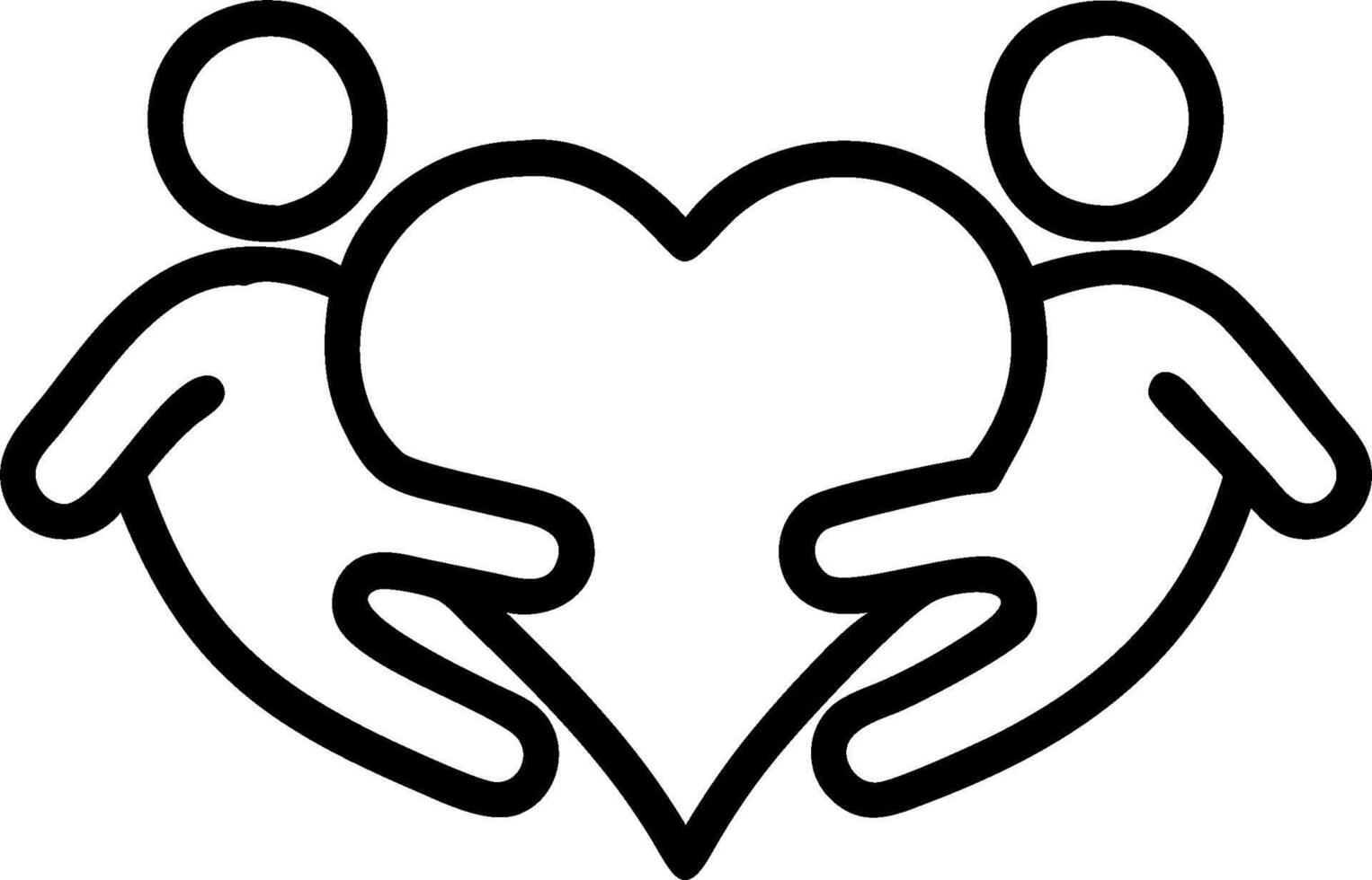 Group Hug and Heart concept as A group hug with a heart symbol and ample copy space symbolizing unity and love in a hug. in Photo Stock Concept vector