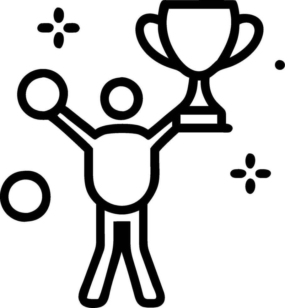 Gym Student with Sports Equipment and Trophy in Fantasy Gym concept as Long shot of a gym student holding sports equipment and a trophy in a fantasy gym. The set vector