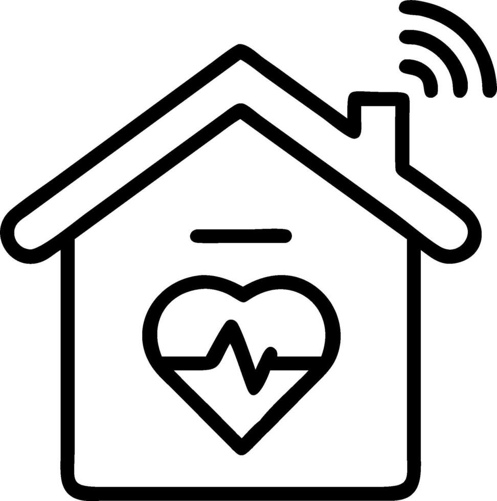 Home Health Monitoring System concept as Showcasing a home health monitoring system that allows patients to manage their health conditions from home. in Photo St vector