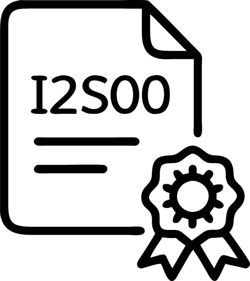 Hygienic Food Storage with Certificate and Badge concept as Hygienic food storage with a certificate and an ISO badge set against a whimsical background offering vector
