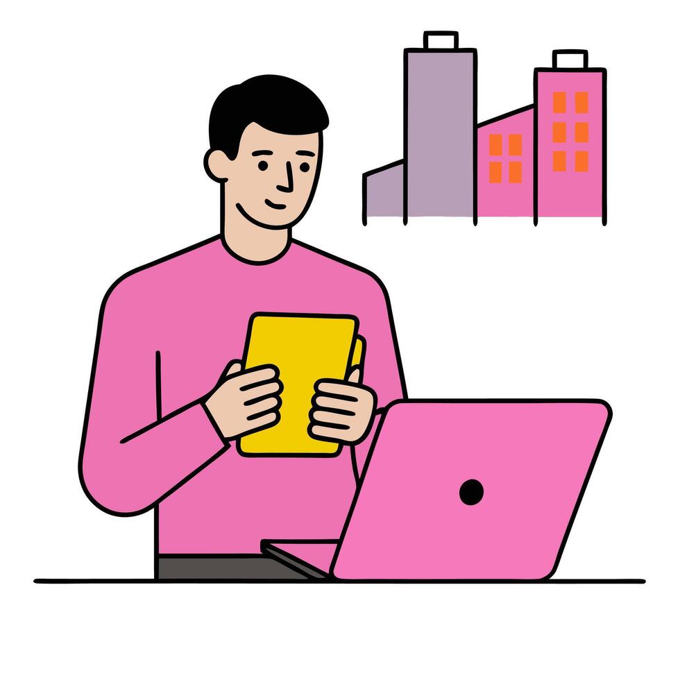 Individual with smart lighting system and tech overlay symbolizing energy efficient smart living in double exposure with copy space. concept as An individual ble vector