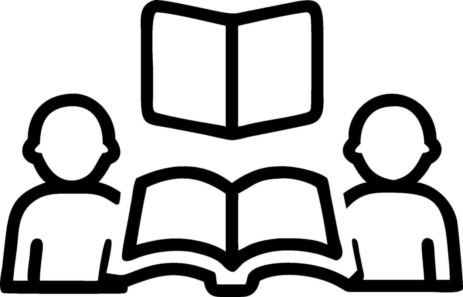 Kids with Books and Enchanted Classroom concept as Kids with books and an enchanted classroom around them set against a blank background providing space for text vector