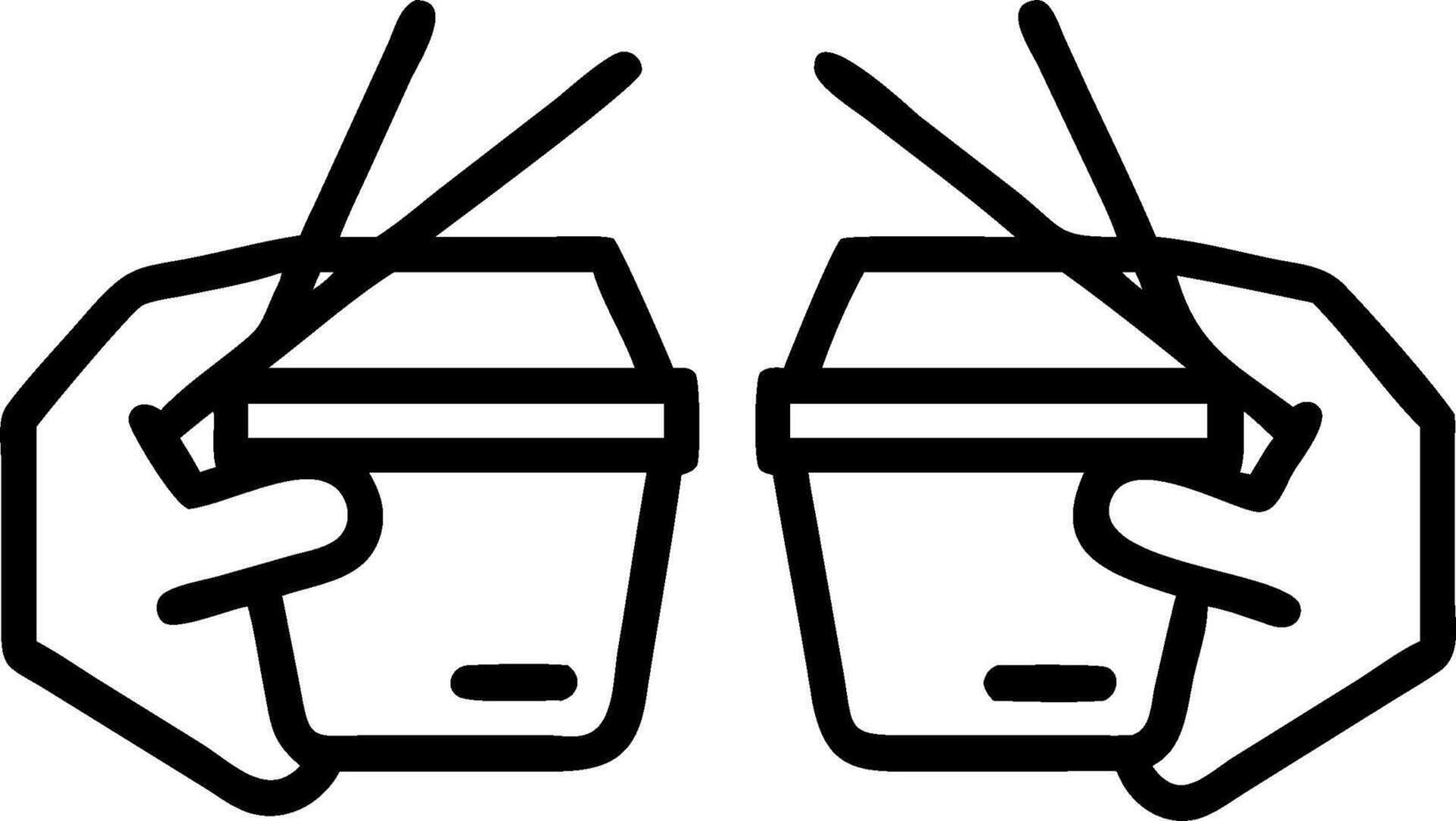 Kids with Bento Box and Magic Chopsticks concept as Kids holding bento boxes with magic chopsticks set against a clean background providing ample space for text vector