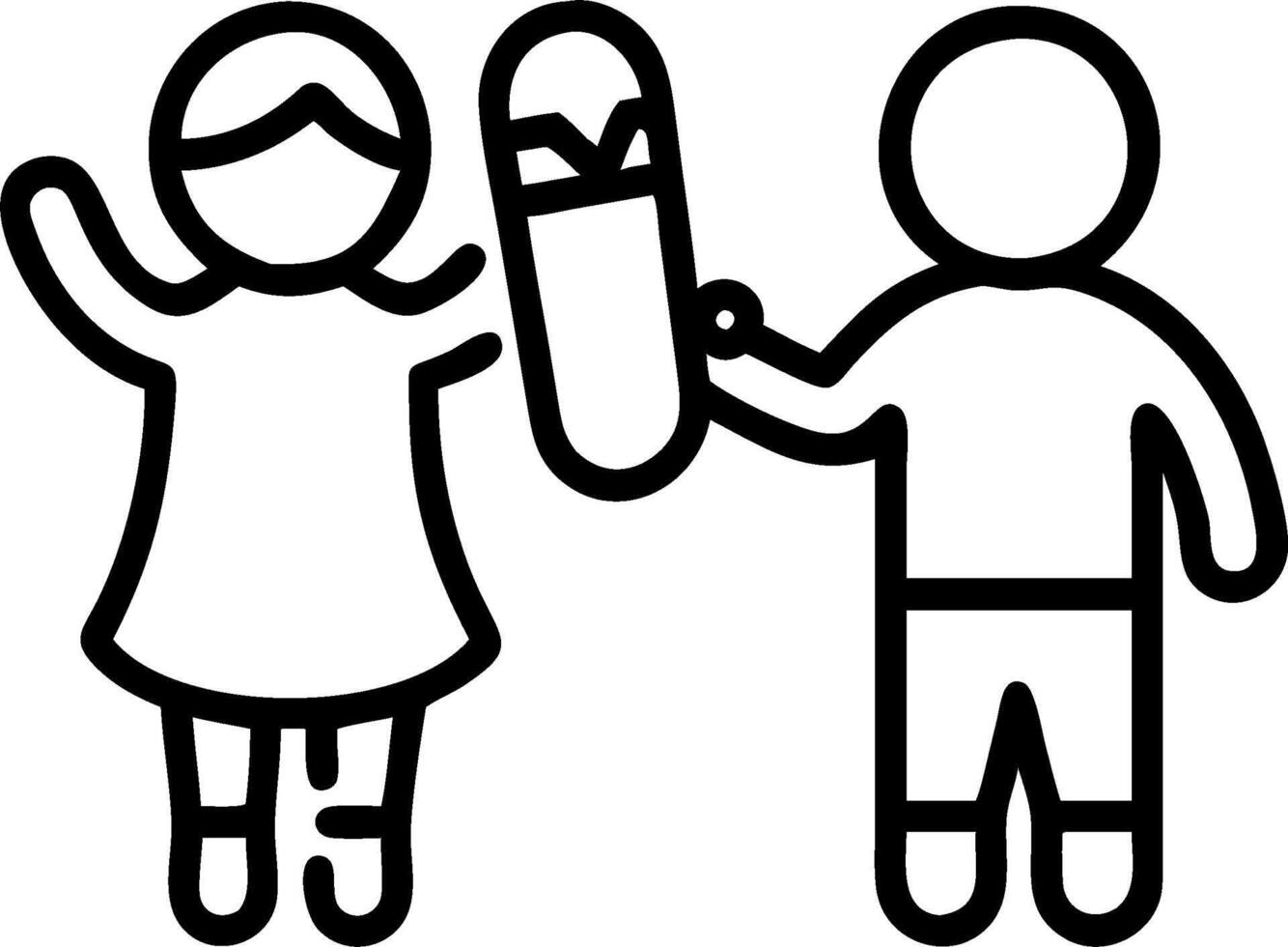 Kids with Smoothies and Magic Skateboard concept as Kids holding smoothies with a magic skateboard set against a blank background offering space for text or grap vector